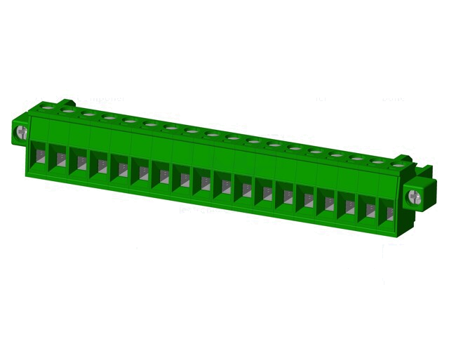 Connector: ontkoppelbare terminal strip; stekker; vrouwelijk Connector: ontkoppelbare terminal strip; stekker; vrouwelijk